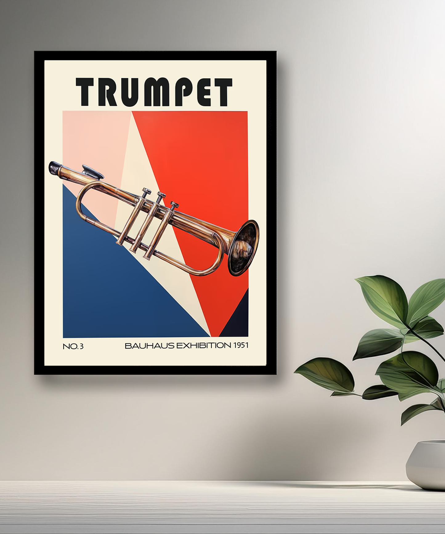 Cadre photo Bauhaus Trumpet