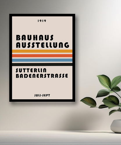 Cadre photo Bauhaus Ausstellung Sutterlia Badenerstrasse