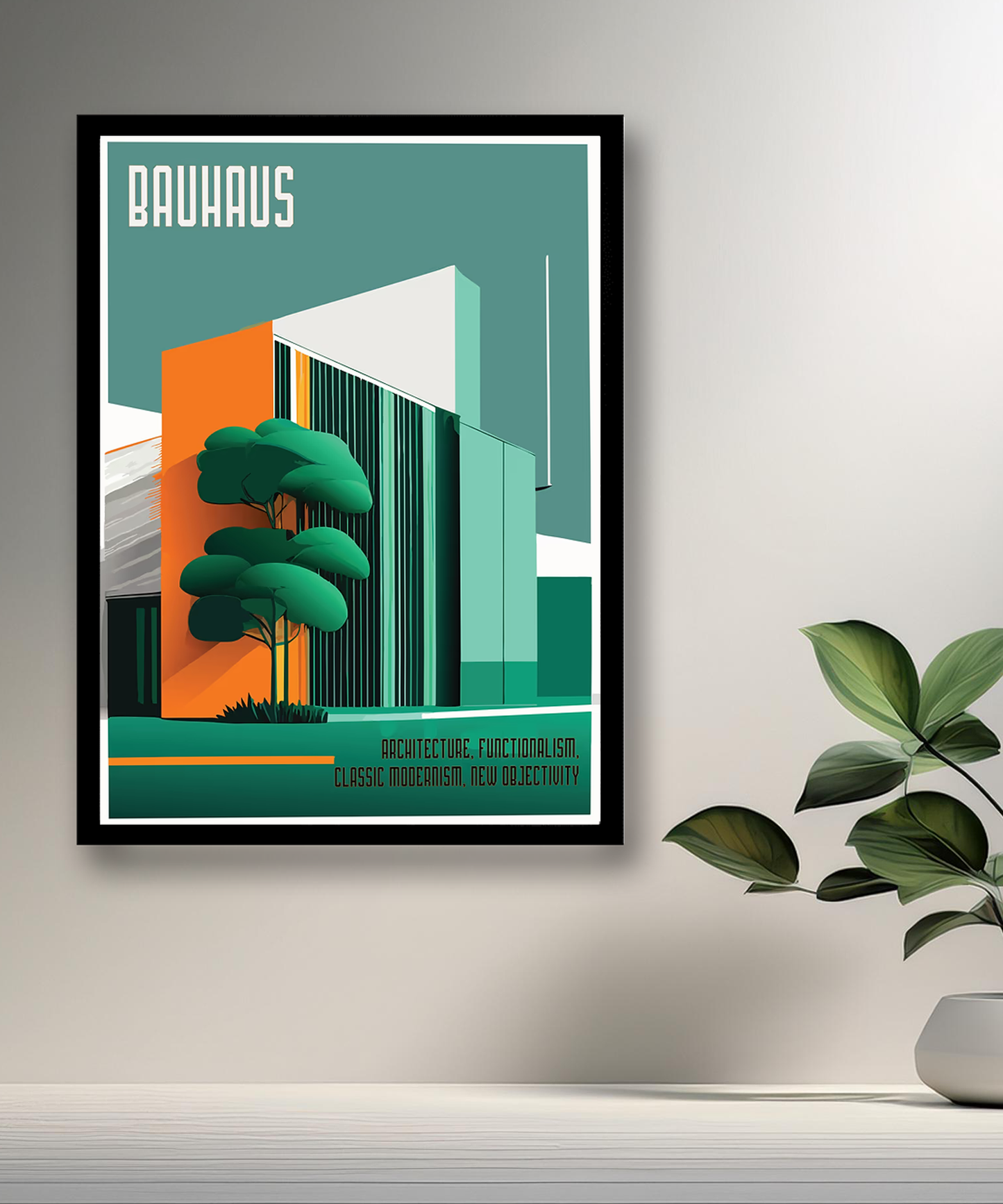 Cadre photo Bauhaus Architecture