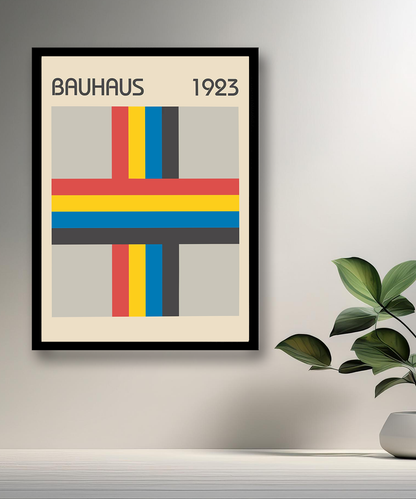 Cadre photo Bauhaus croix 1923