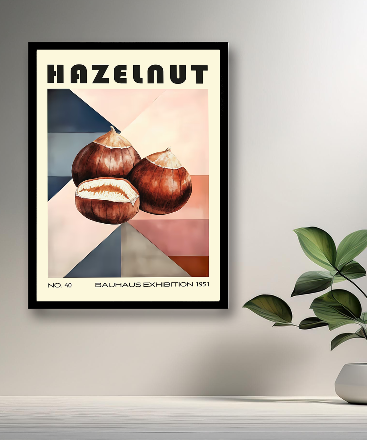 Cadre photo Bauhaus Hazelnut