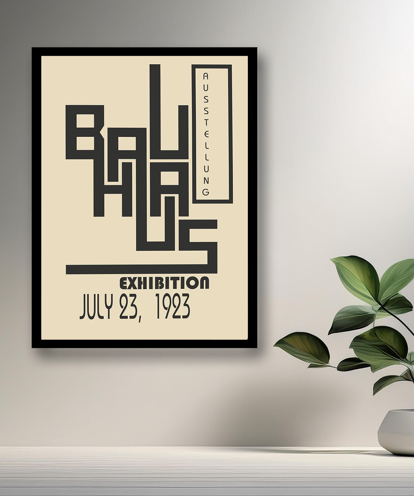 Cadre photo Bauhaus Exhibition July 23 1923
