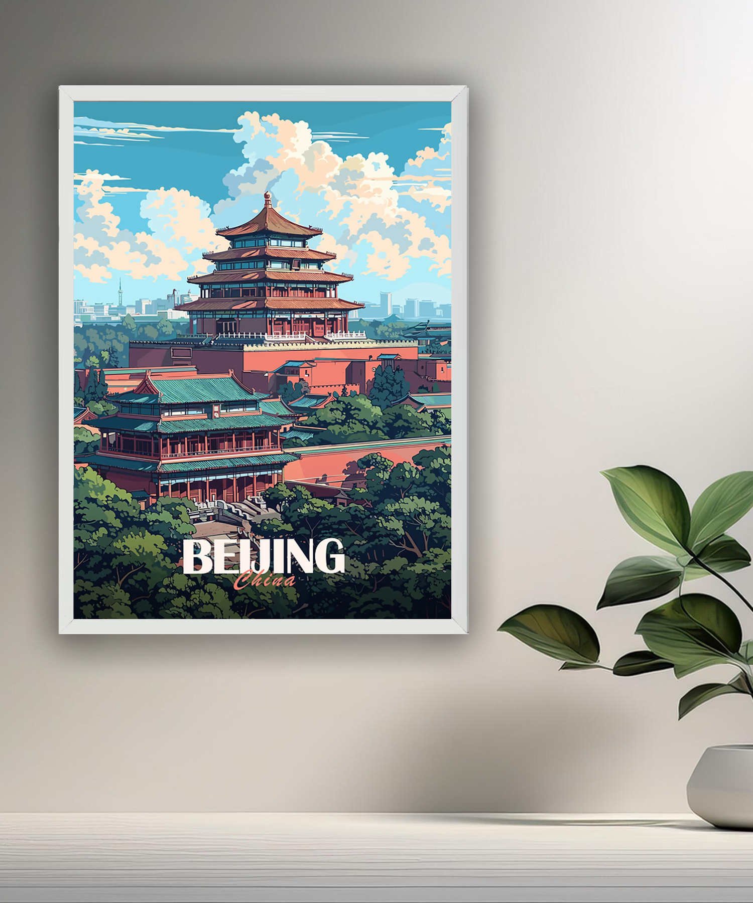 Cadre photo Beijing China