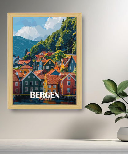 Cadre photo Bergen Norway