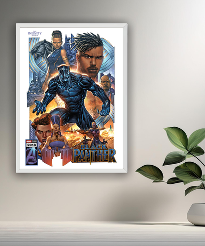 Cadre photo Black Panther Marvel