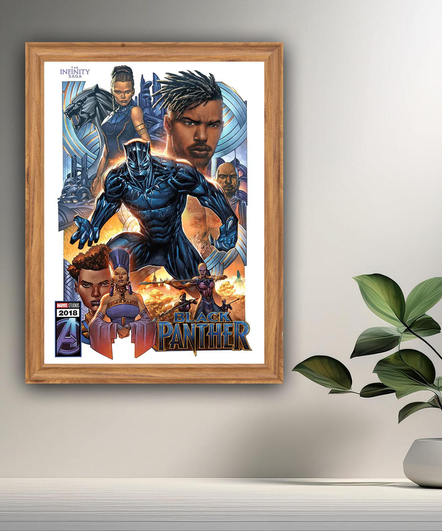 Cadre photo Black Panther Marvel