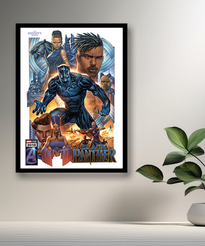 Cadre photo Black Panther Marvel