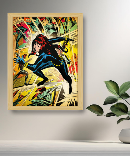 Cadre photo Black Widow Marvel