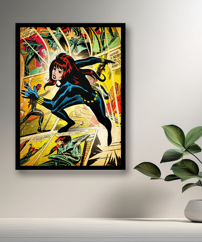 Cadre photo Black Widow Marvel