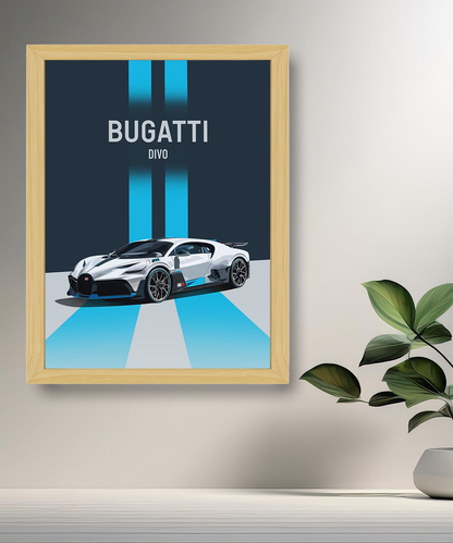 Cadre photo Bugatti Divo