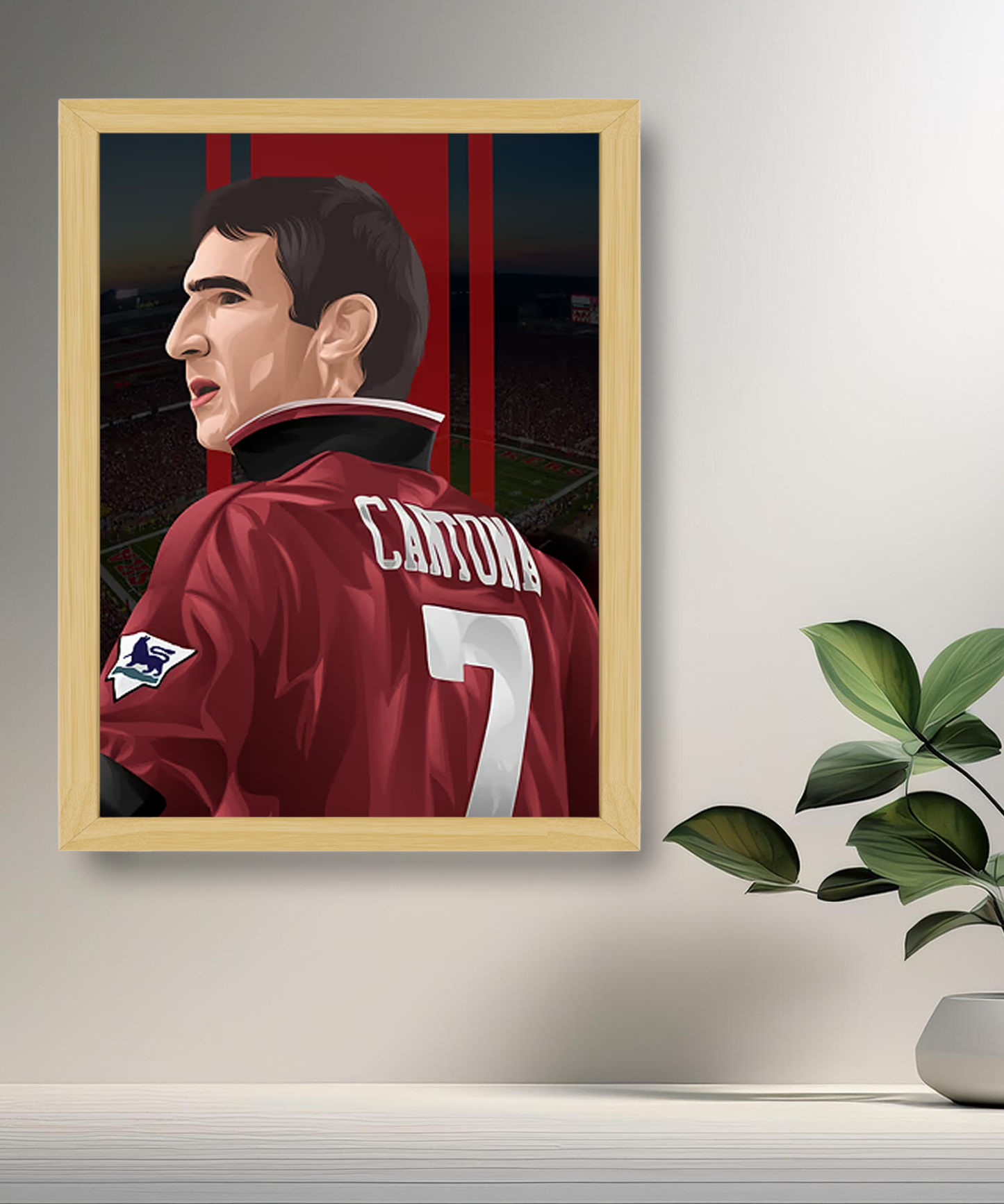 Cadre photo Eric Cantona