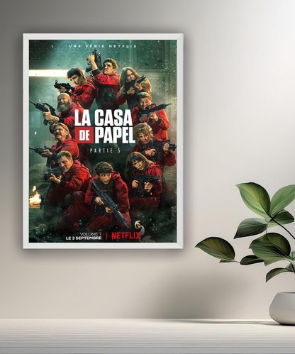 Cadre photo La casa de papel