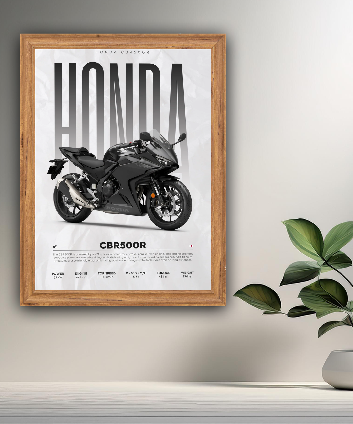 Cadre photo Honda CBR500R