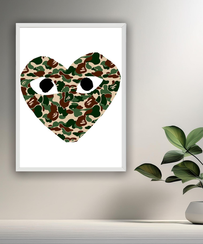 Cadre photo Comme des garçons
