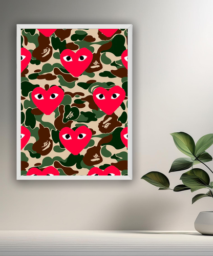 Cadre photo Comme des garçons