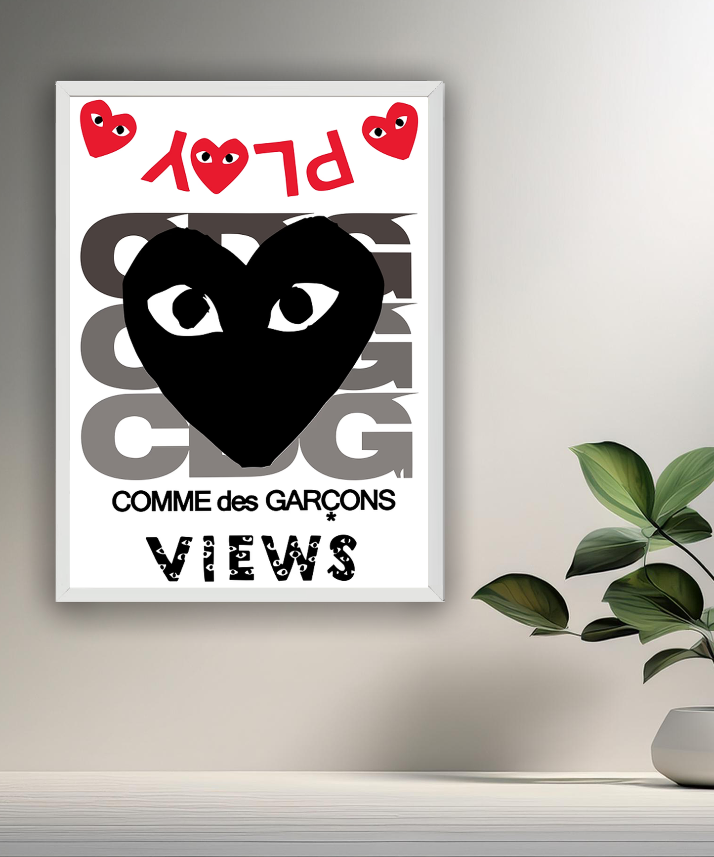 Cadre photo Comme des garçons