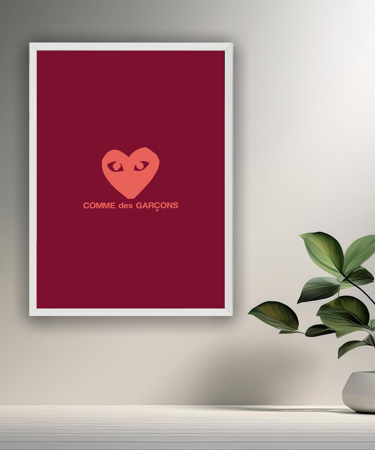 Cadre photo Comme des garçons