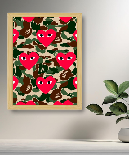 Cadre photo Comme des garçons