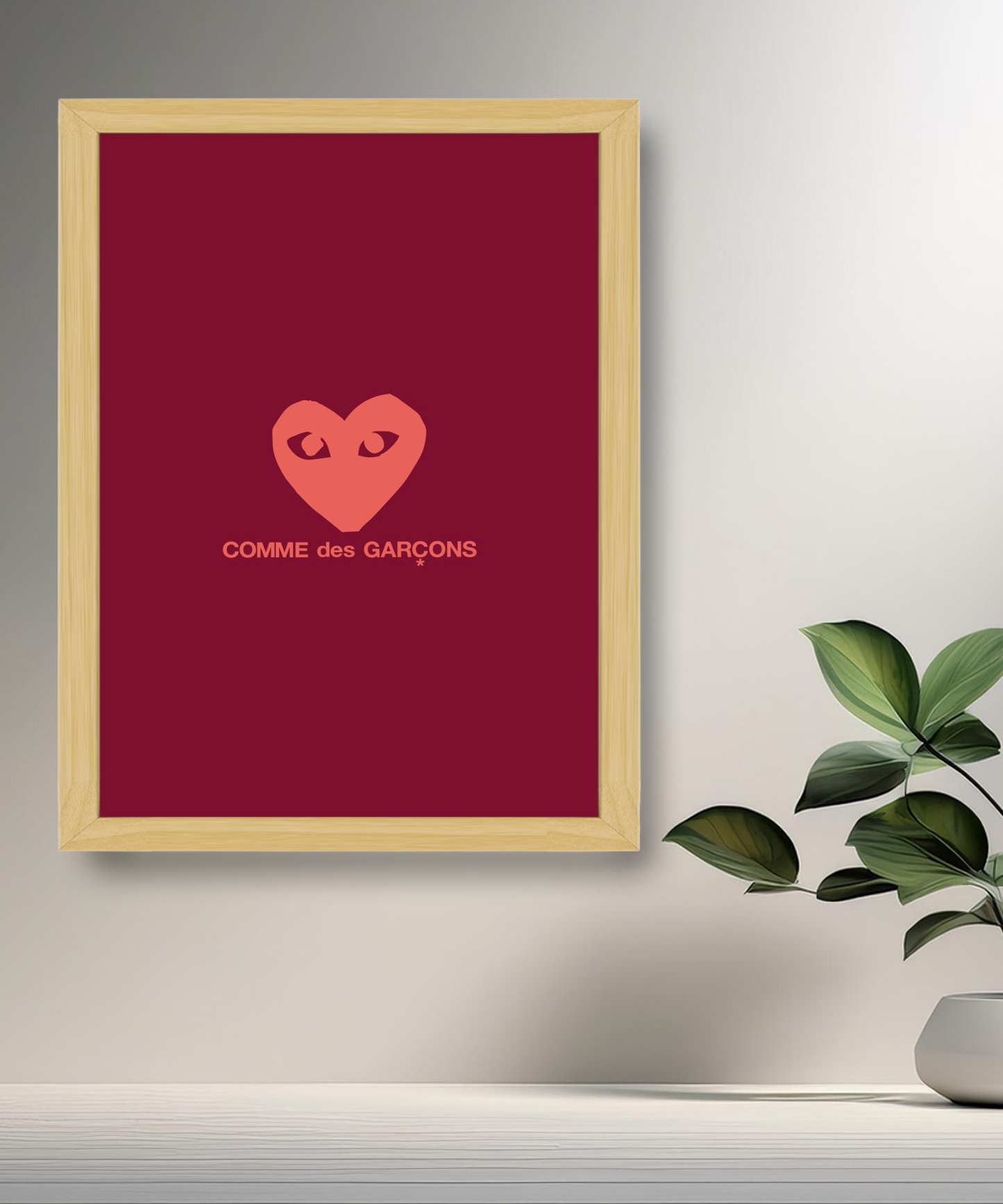 Cadre photo Comme des garçons