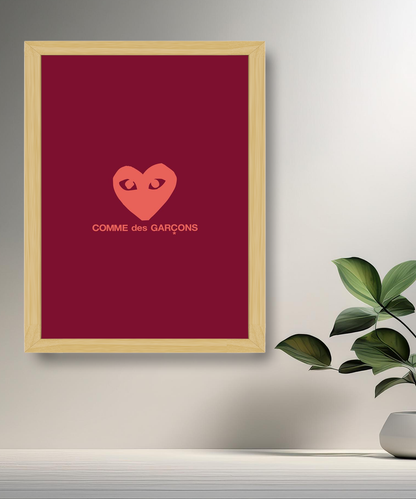 Cadre photo Comme des garçons