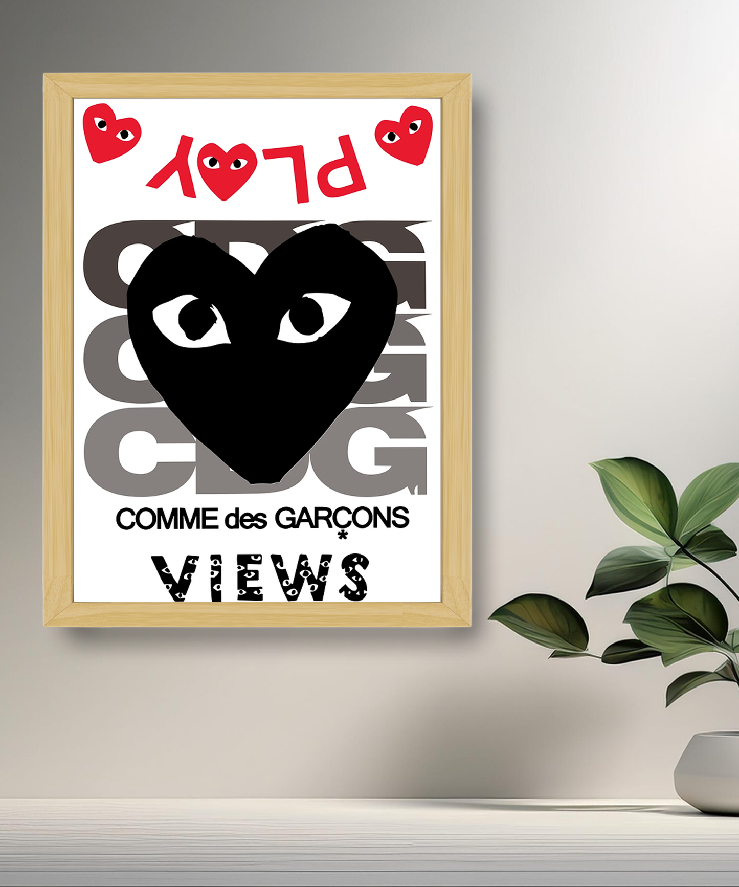 Cadre photo Comme des garçons