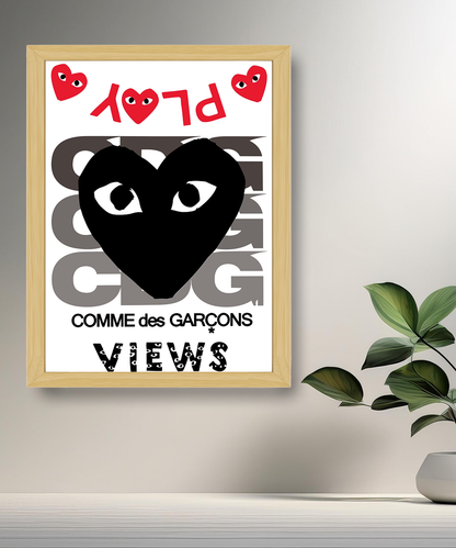 Cadre photo Comme des garçons