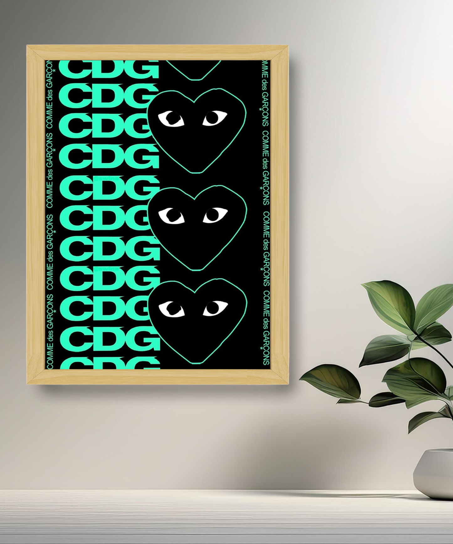 Cadre photo Comme des garçons