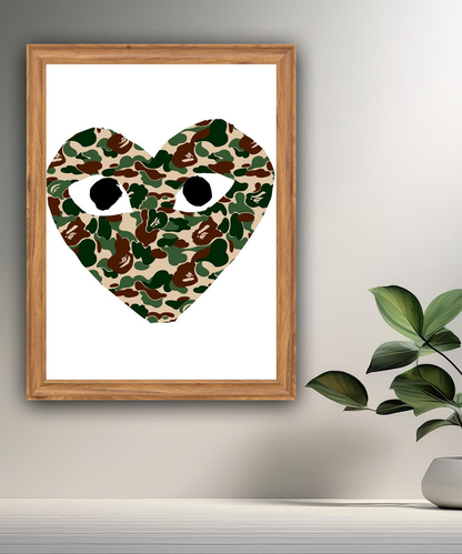 Cadre photo Comme des garçons