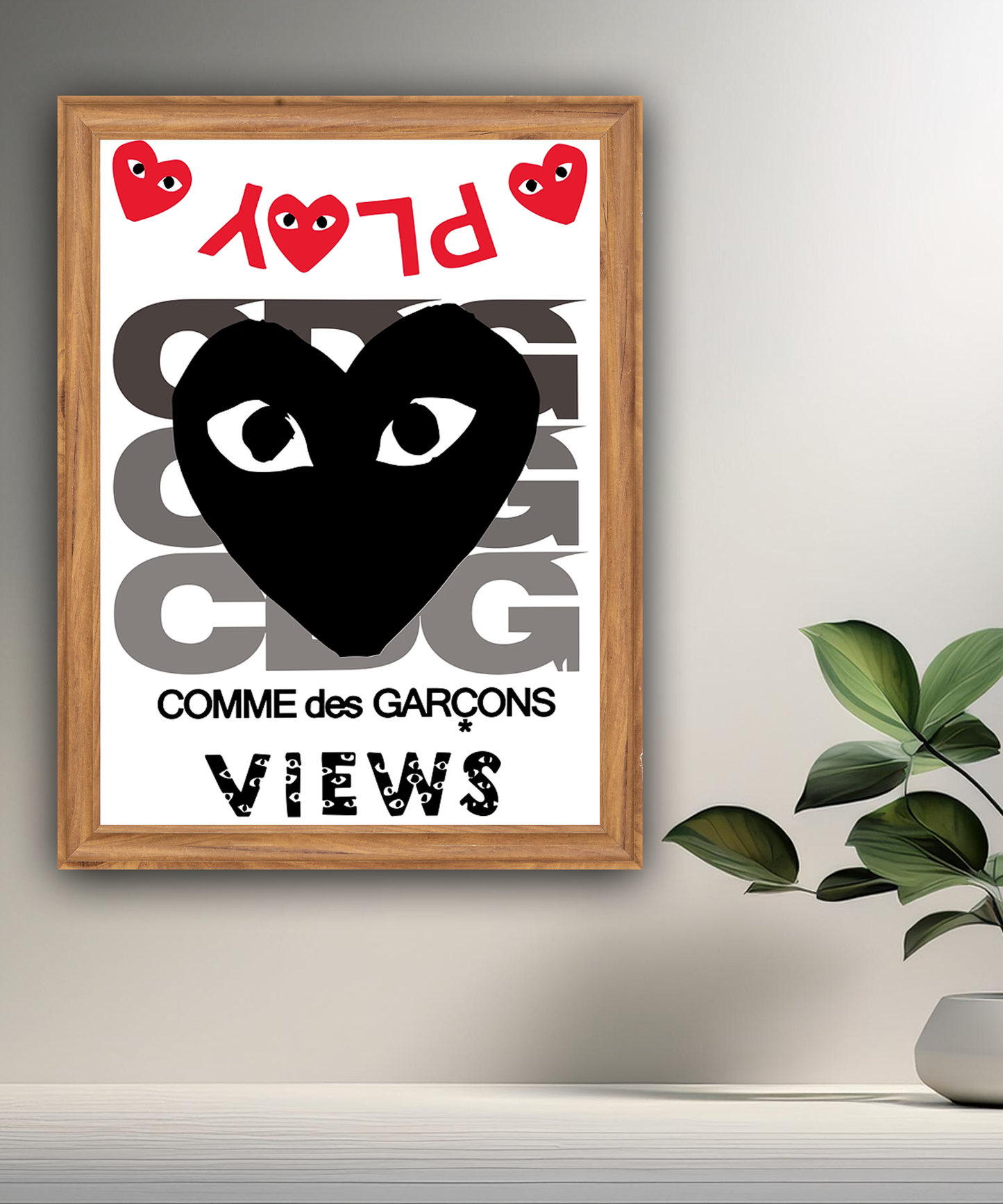 Cadre photo Comme des garçons