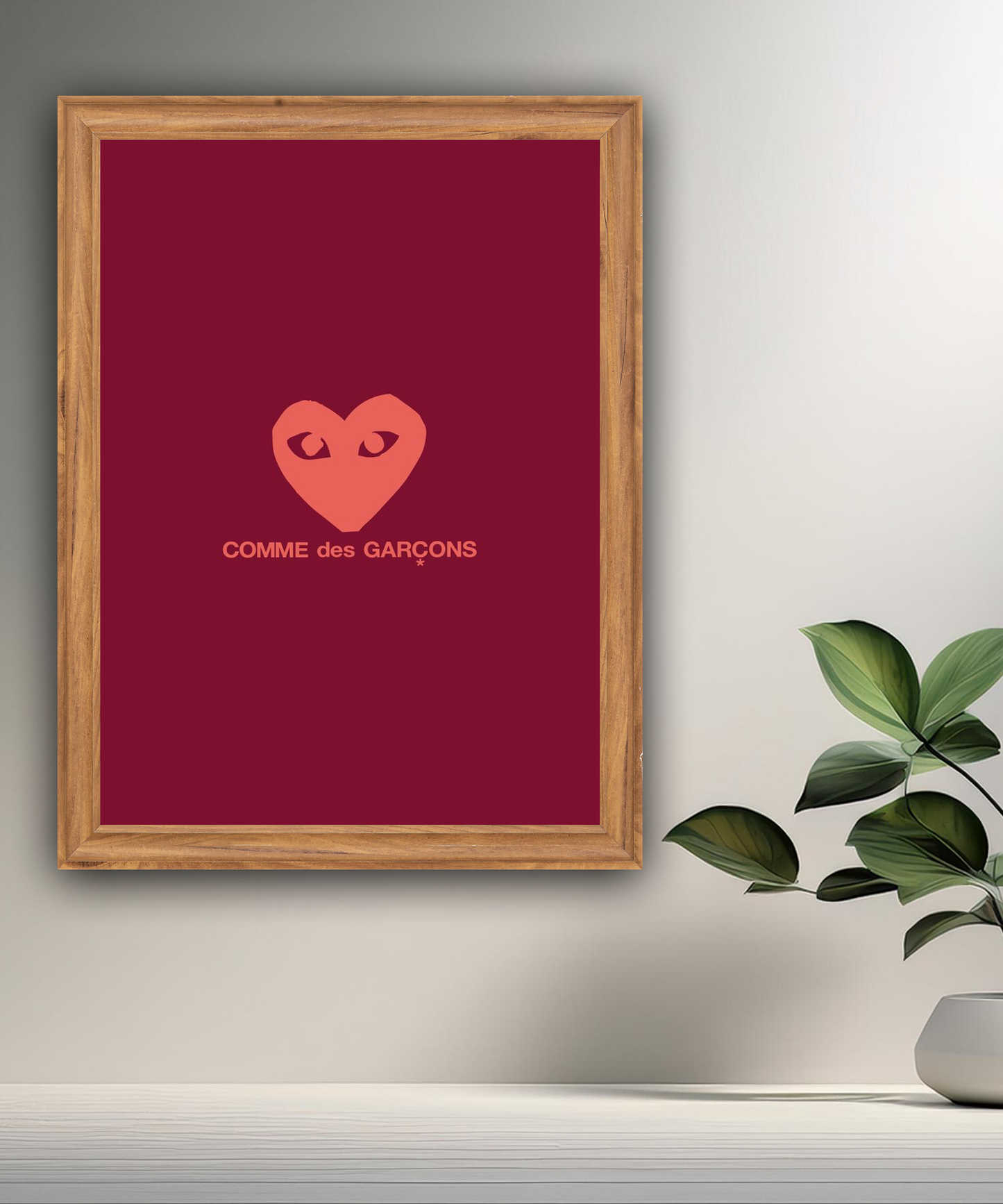Cadre photo Comme des garçons