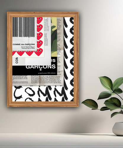 Cadre photo Comme des garçons