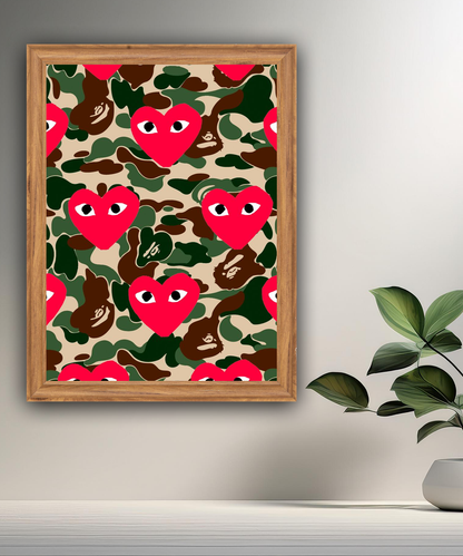 Cadre photo Comme des garçons
