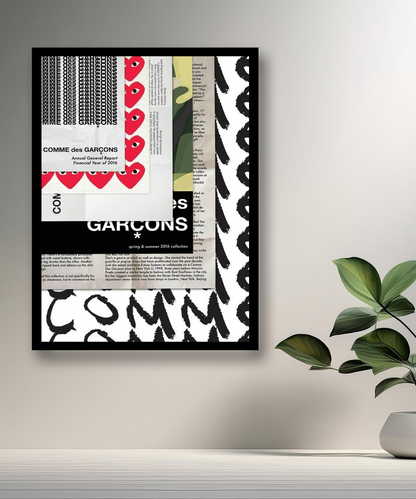 Cadre photo Comme des garçons