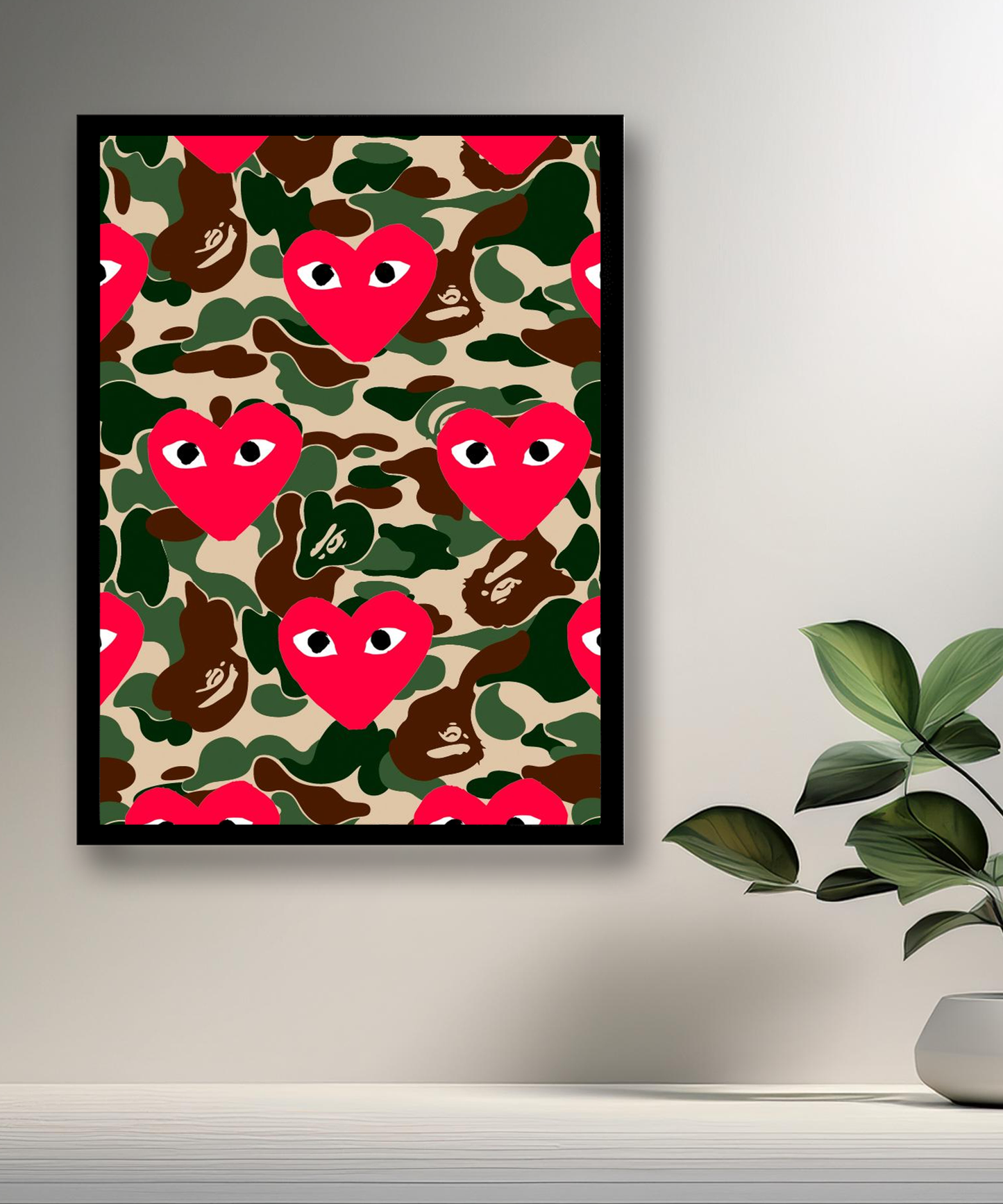 Cadre photo Comme des garçons