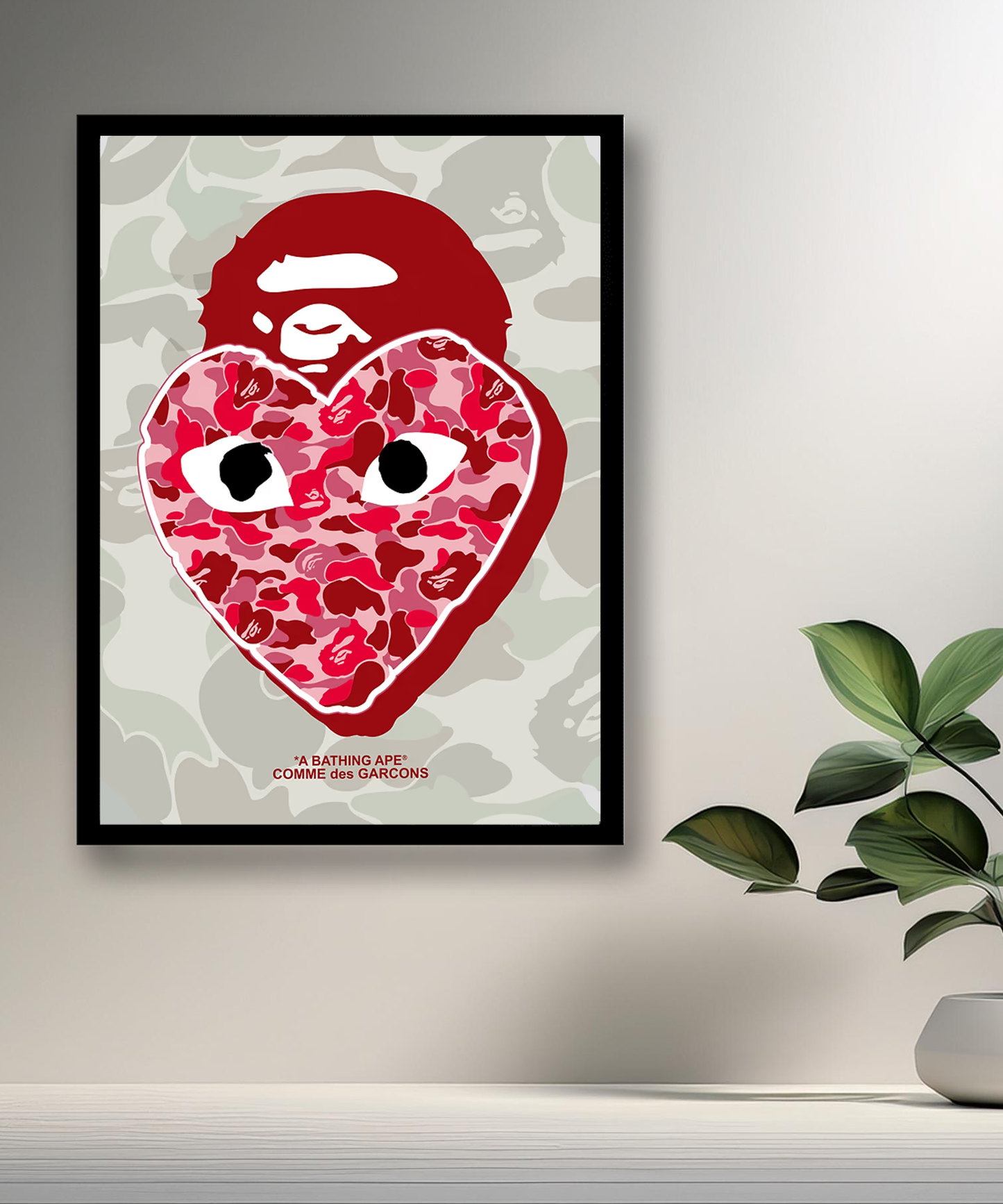 Cadre photo Comme des garçons