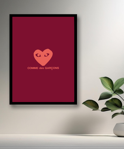 Cadre photo Comme des garçons