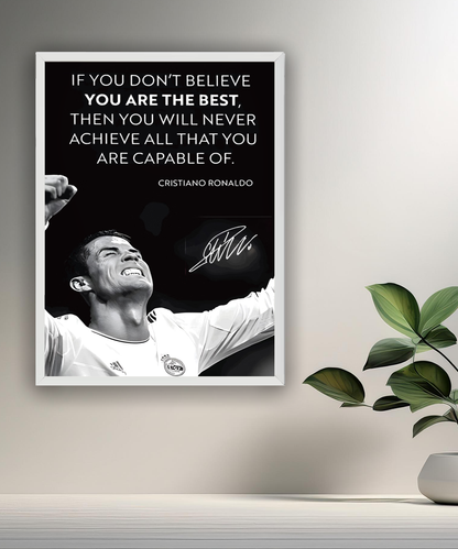 Cadre photo de Cristiano Ronaldo CR7 Madrid