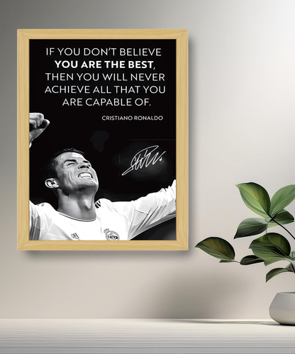 Cadre photo de Cristiano Ronaldo CR7 Madrid