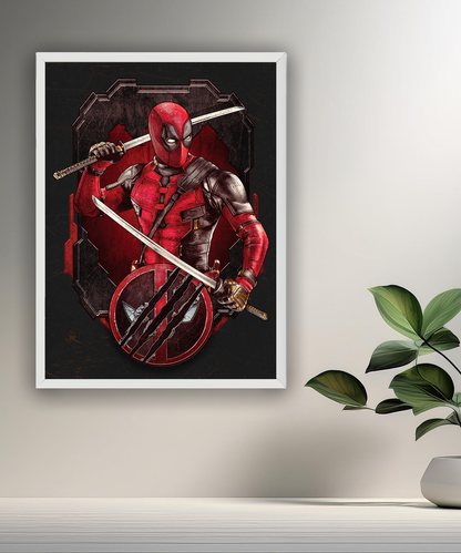 Cadre photo Deadpool Marvel