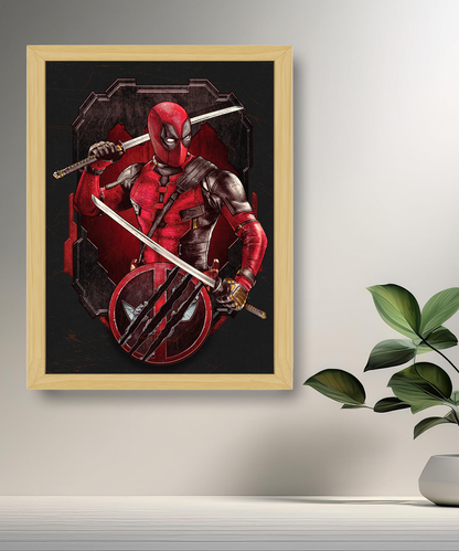 Cadre photo Deadpool Marvel