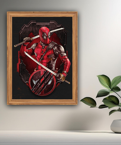Cadre photo Deadpool Marvel