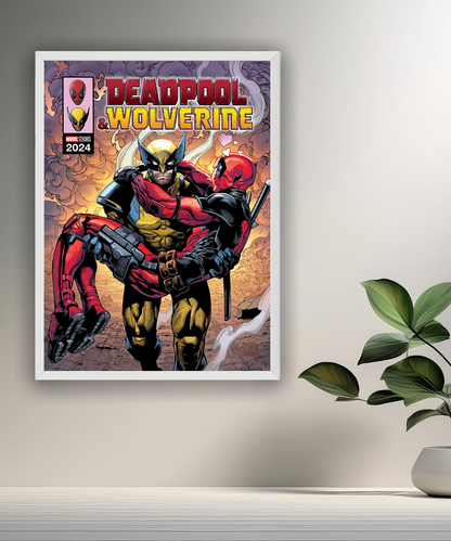 Cadre photo Wolverine & Deadpool Marvel