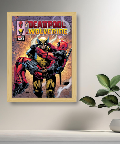 Cadre photo Wolverine & Deadpool Marvel