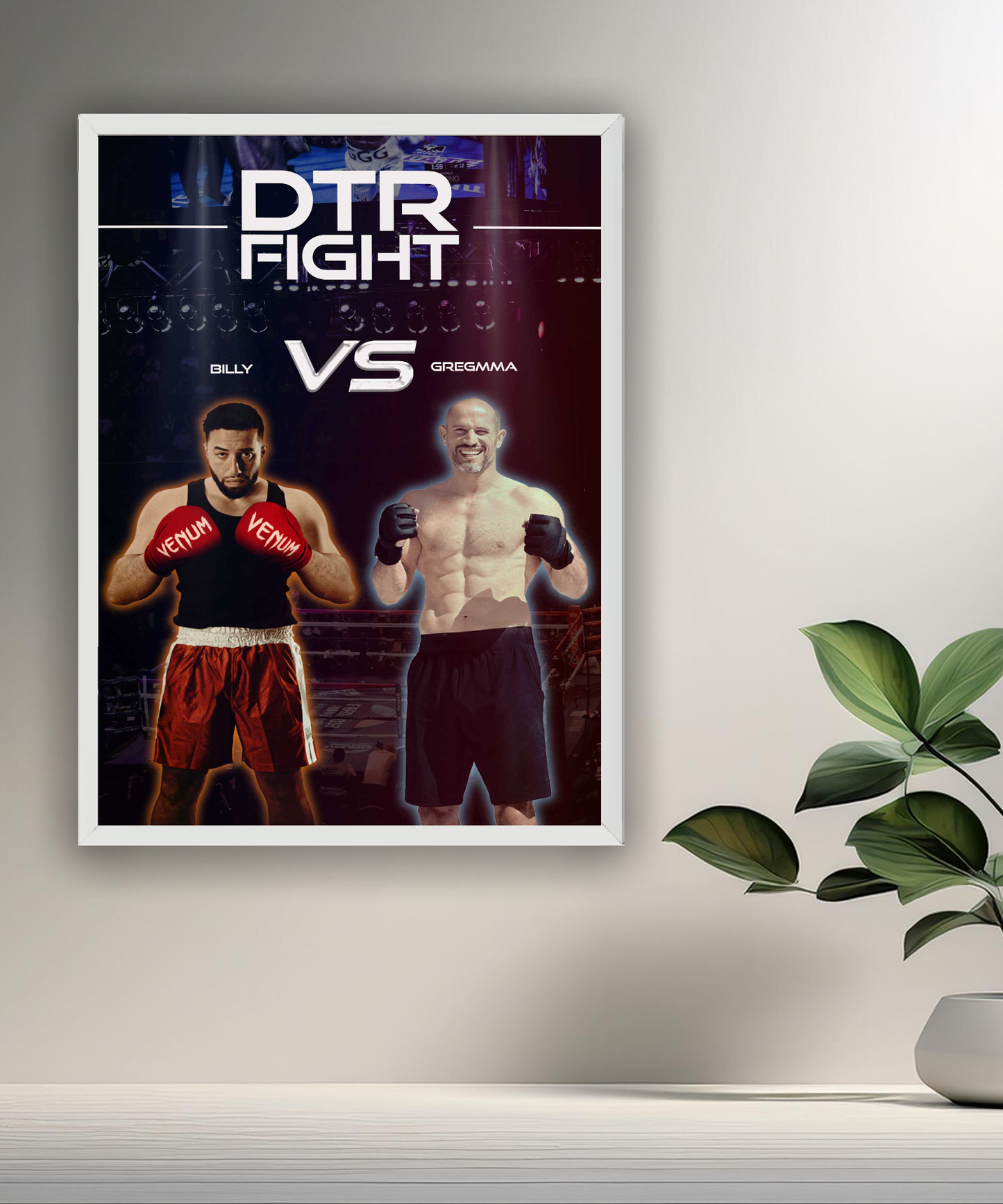 Cadre photo DTR Fight Rebeudeter vs GregMMA