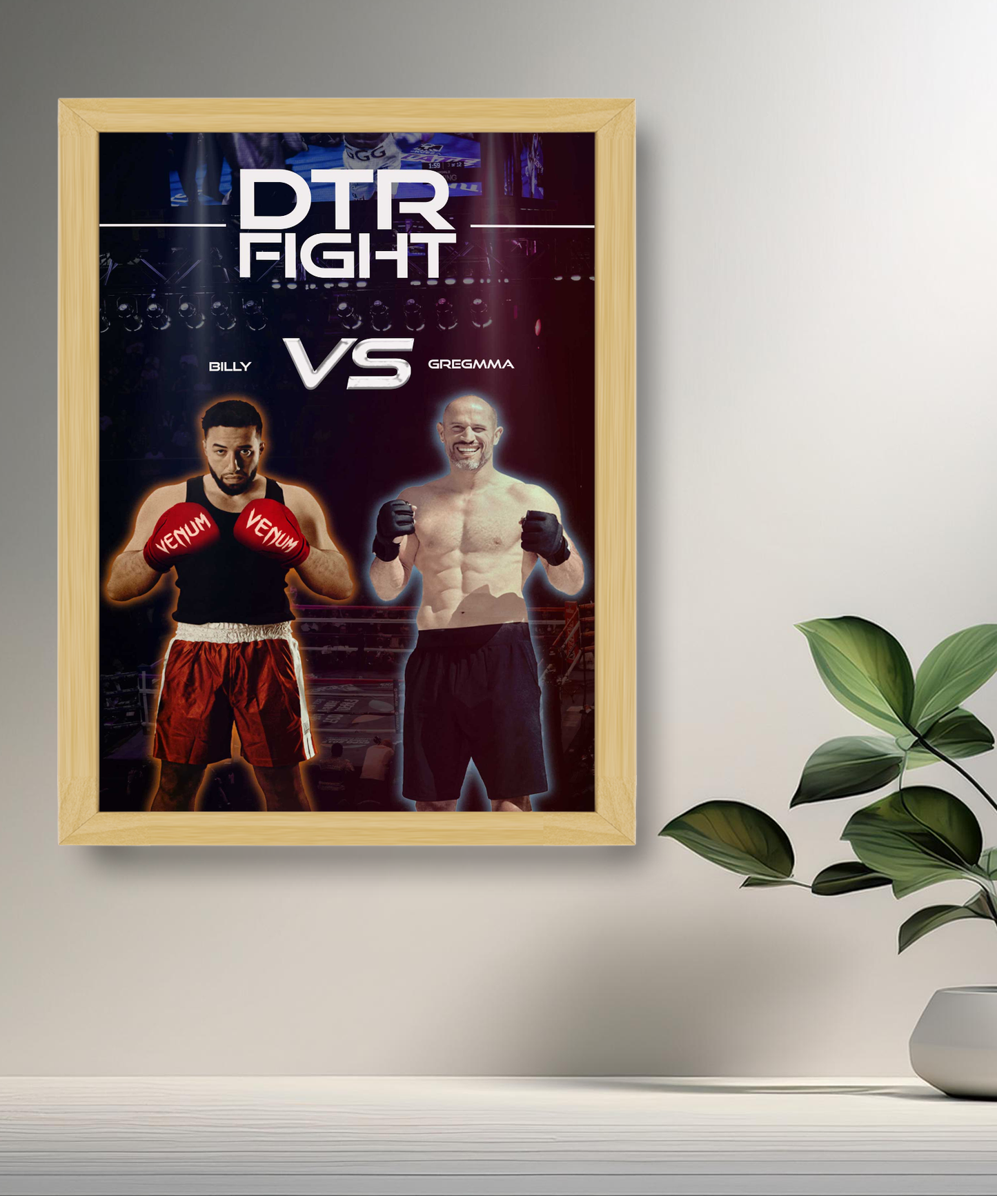 Cadre photo DTR Fight Rebeudeter vs GregMMA
