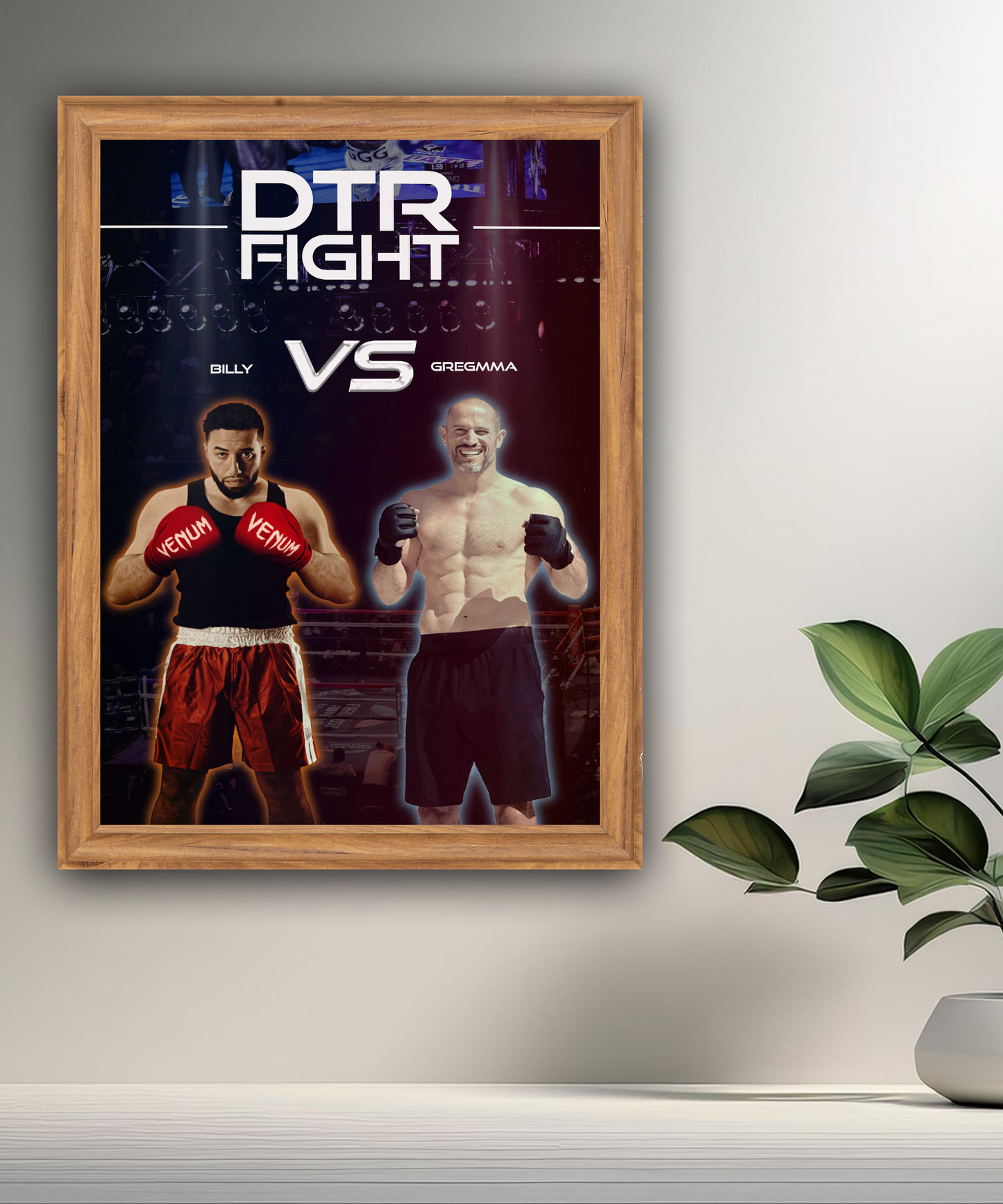 Cadre photo DTR Fight Rebeudeter vs GregMMA