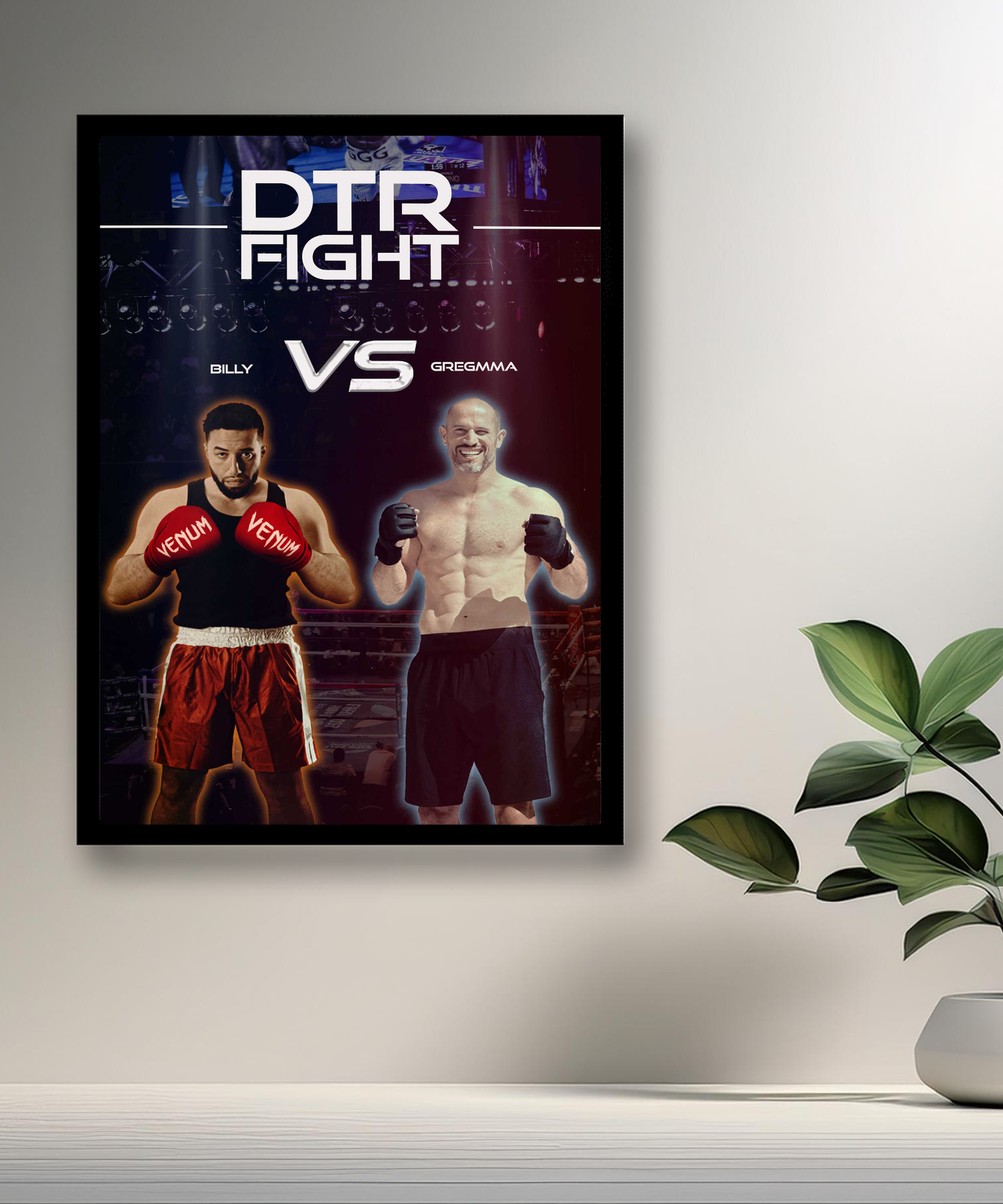 Cadre photo DTR Fight Rebeudeter vs GregMMA