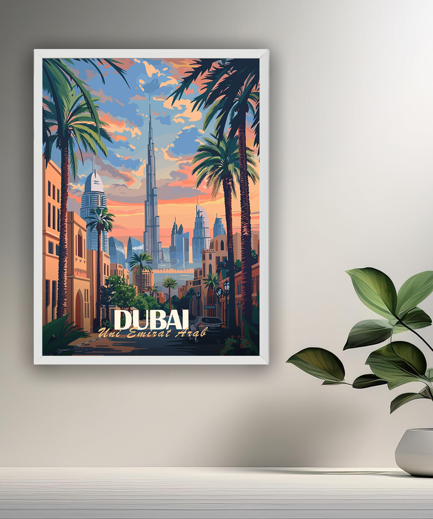 Cadre photo Dubai Uni Emirat Arab