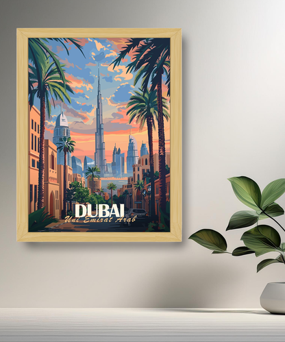 Cadre photo Dubai Uni Emirat Arab