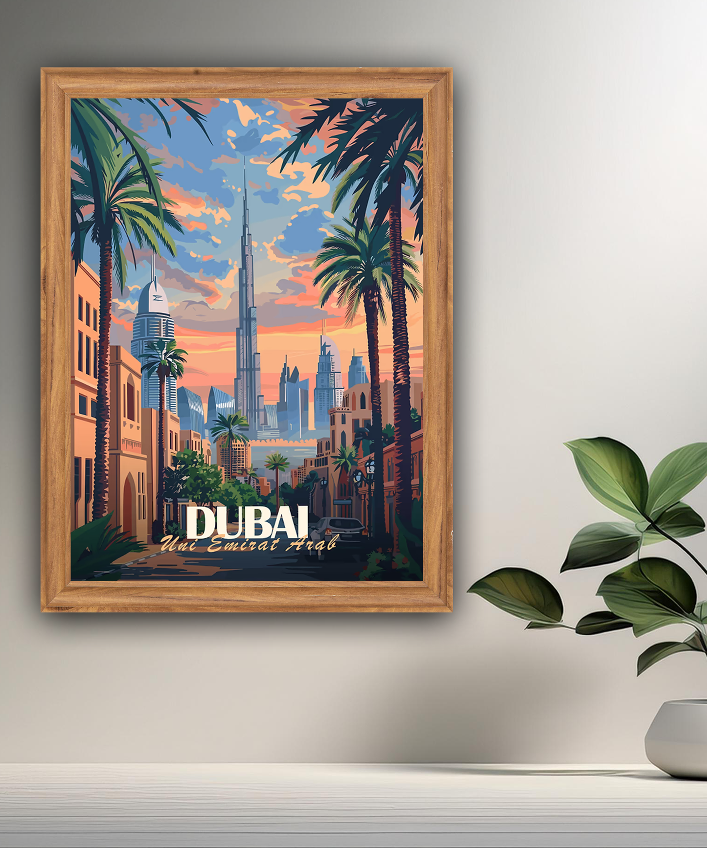 Cadre photo Dubai Uni Emirat Arab